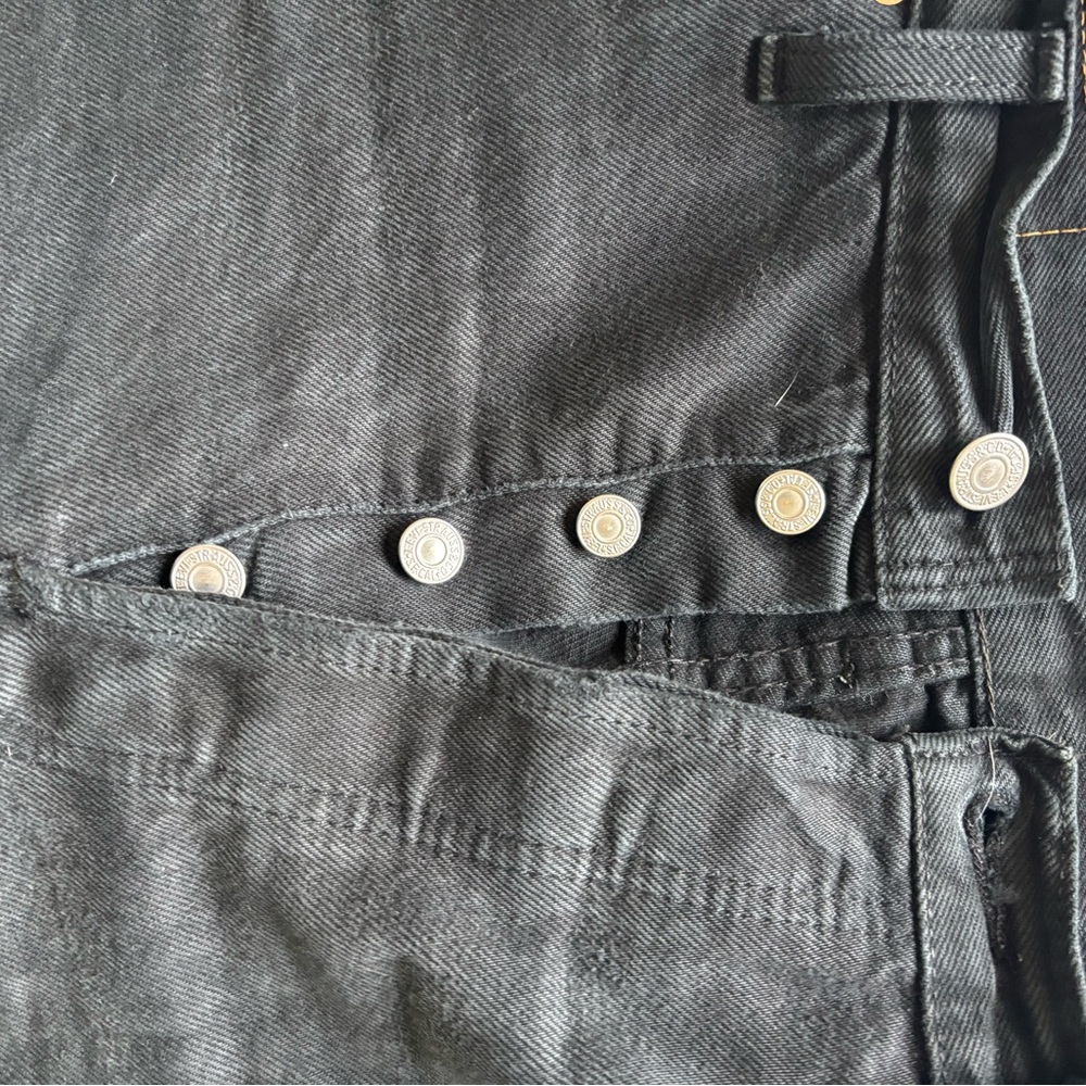 Vintage 90’s Levi's Black 5-button Straight Leg Jeans